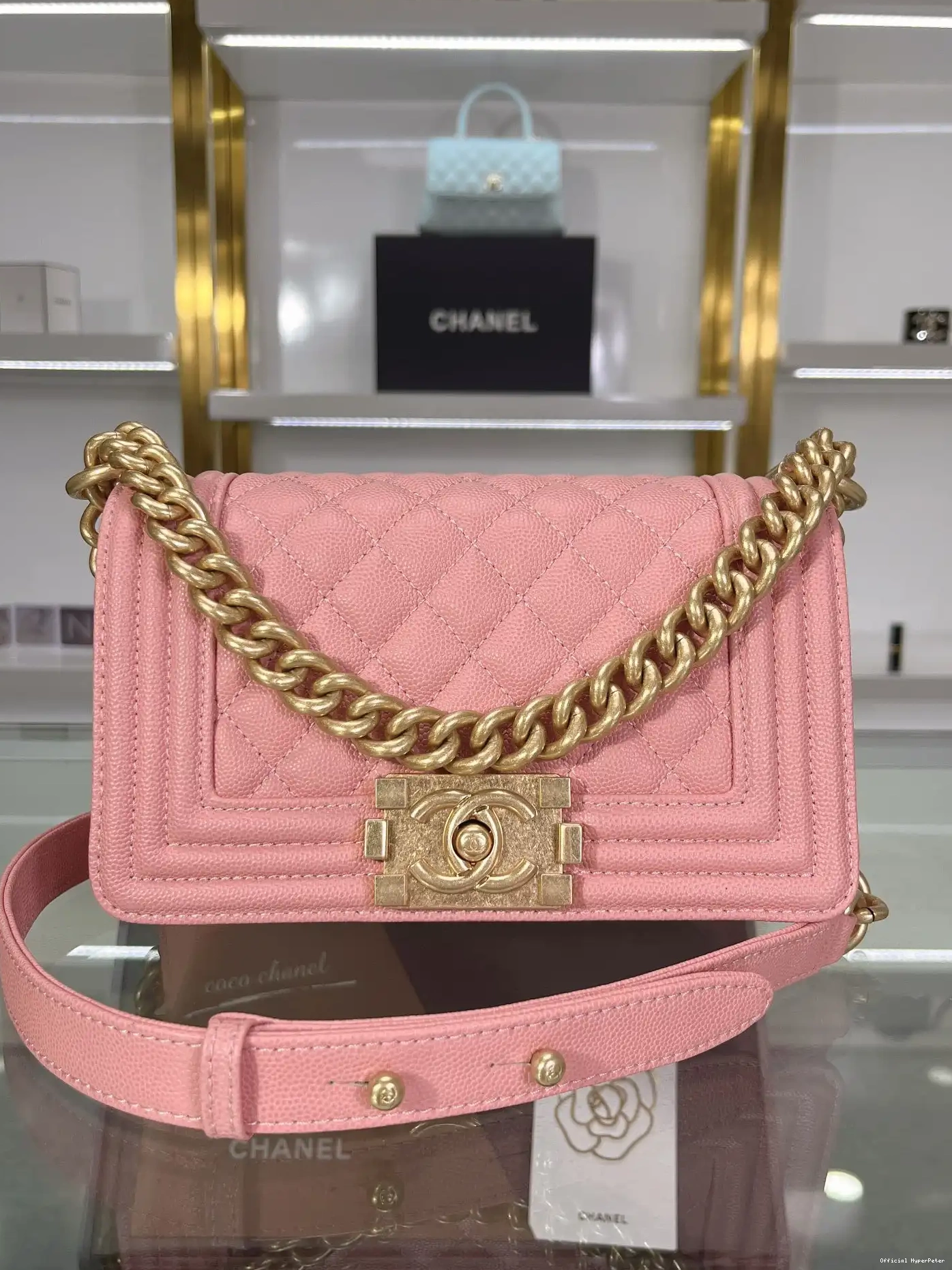 Hyper Peter BOY CHANEL 20CM BAG 0524